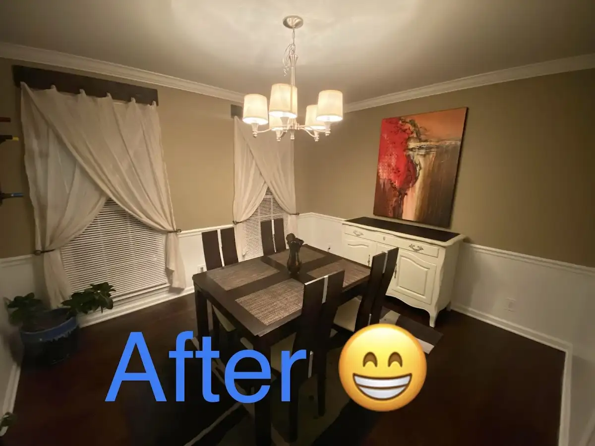 Professional dining room restoration after water damage in Bismarck
